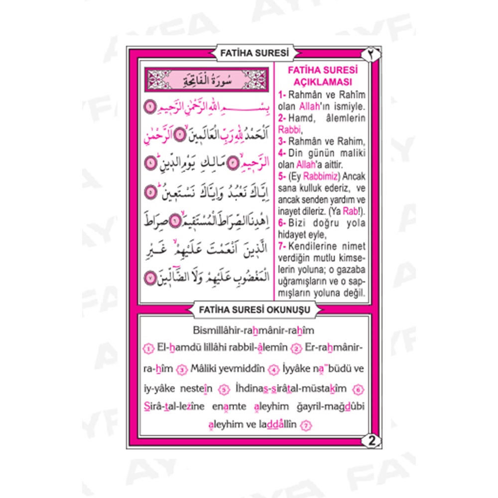 038-CEP BOY YASİN-İ ŞERİF - 3 ÖZELLİKLİ