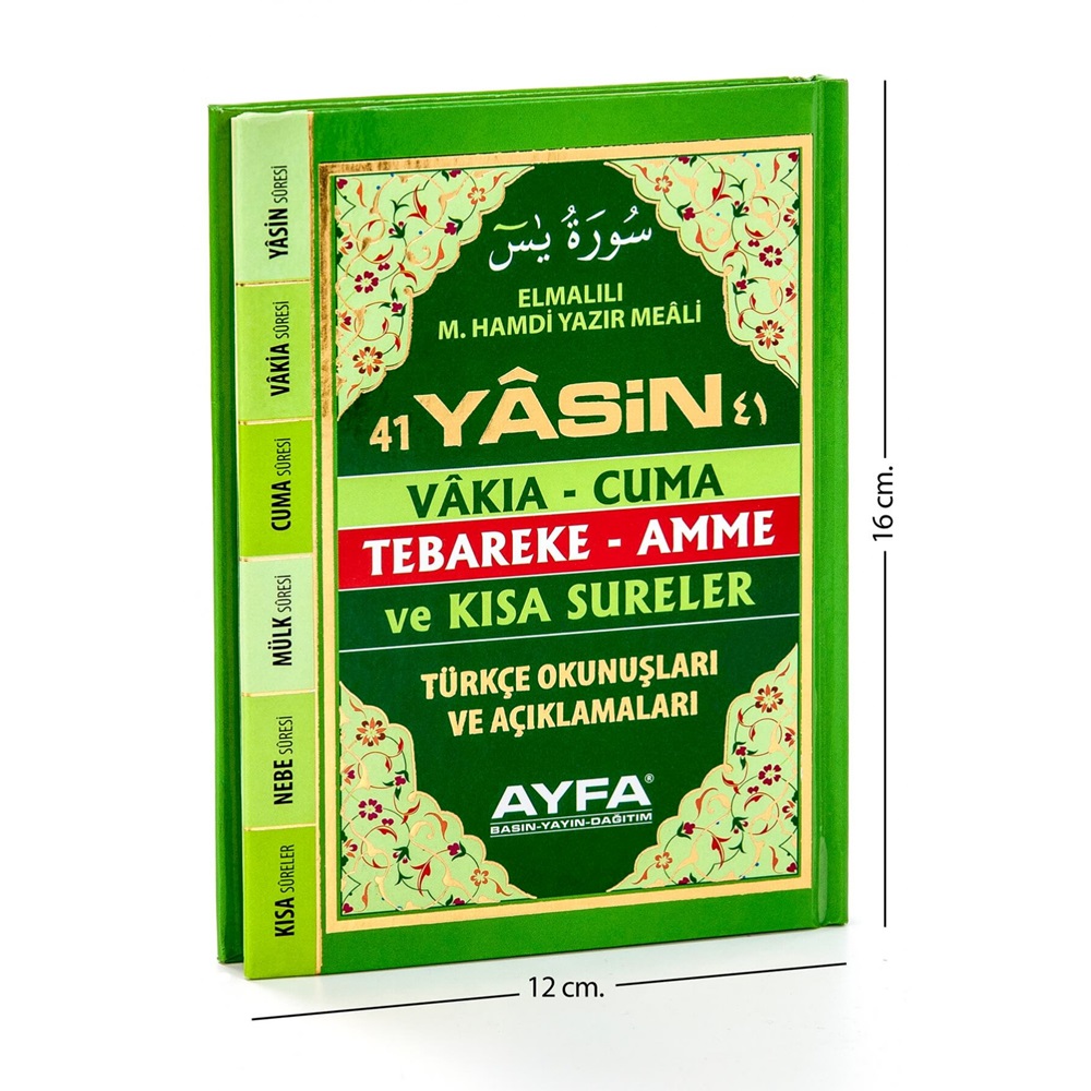 049-SERT KAPAK ÇANTA BOY 41 YASIN-I SERIF - 3 ÖZELLIKLI