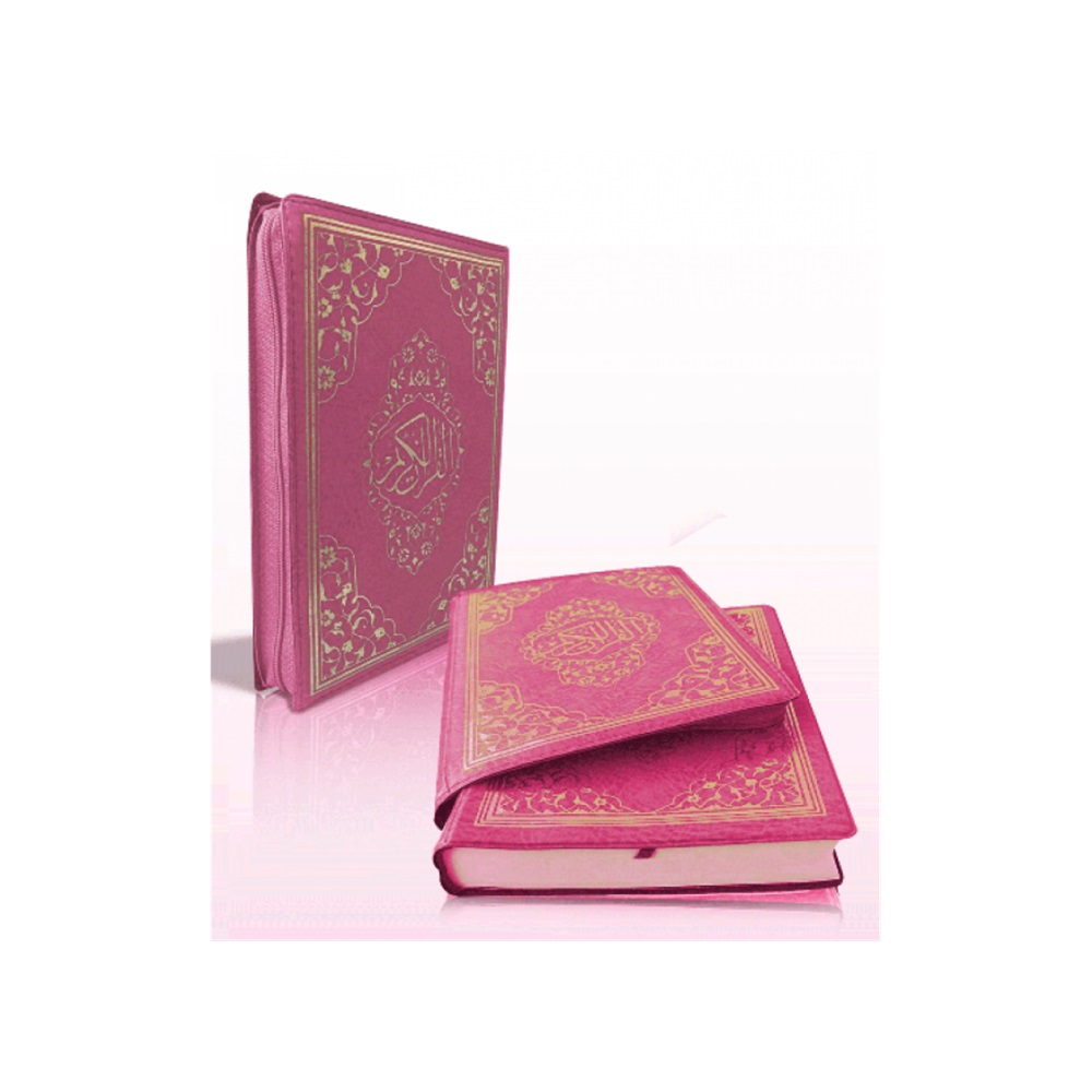 063PEMBE-MÜHÜRLÜ ÇANTA BOY KURAN-I KERİM