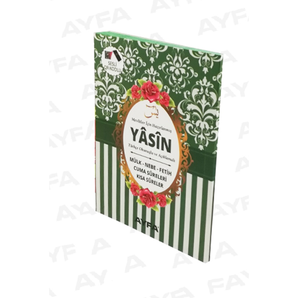 080Y-YESIL ÇANYA BOY TÜRKÇELI 80 SAYFA YASIN-I SERIF