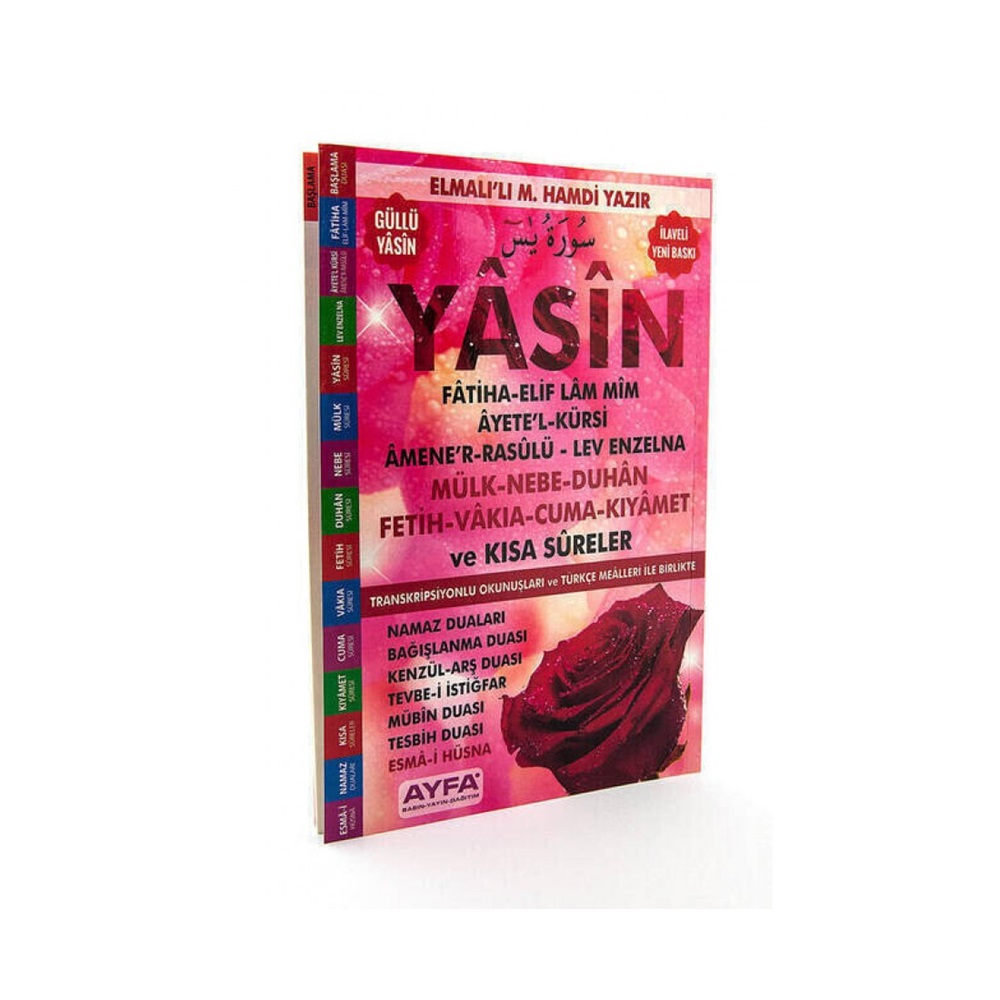 091PEMBE-ORTA BOY TÜRKÇELİ 80 SAYFA YASİN-İTHAL KAĞIT