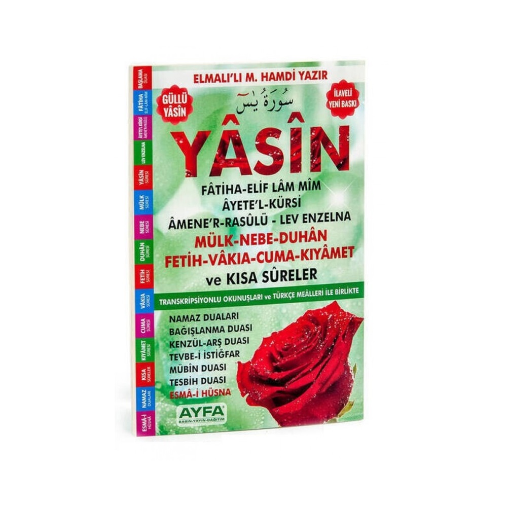 091YEŞİL-ORTA BOY TÜRKÇELİ 80 SAYFA YASİN-İTHAL KAĞIT
