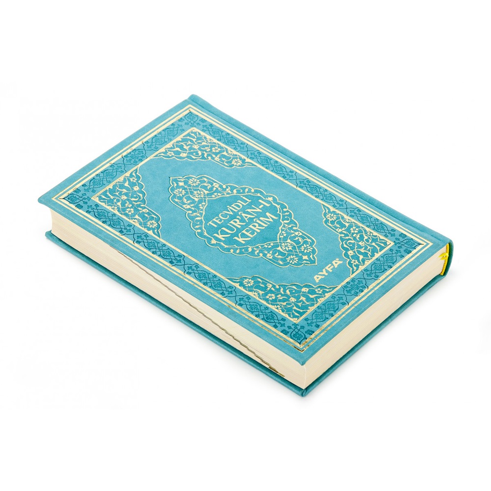 134TR-RAHLE BOY TECVİDLİ KURAN-I KERİM-TERMO DERİ