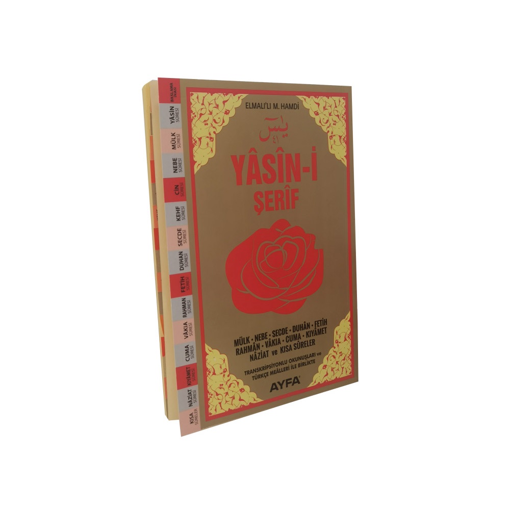 155-ORTA BOY 192 SAYFA DUALI YASIN-I SERIF - 3 ÖZELLIKLI