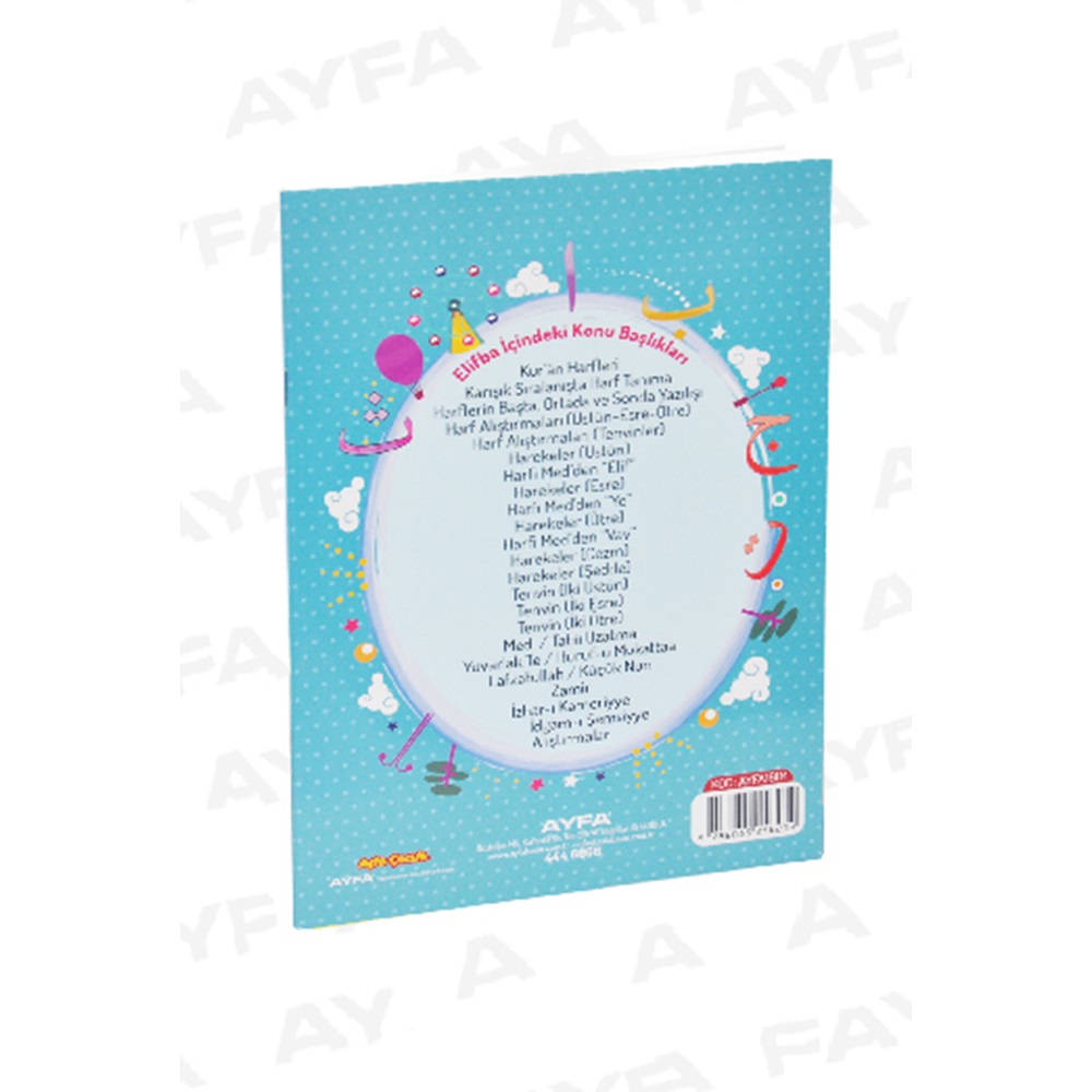161M-ÇOCUKLAR İÇİN TECVİDLİ KURAN ÖĞRENİYORUM ELİFBASI-MAVİ