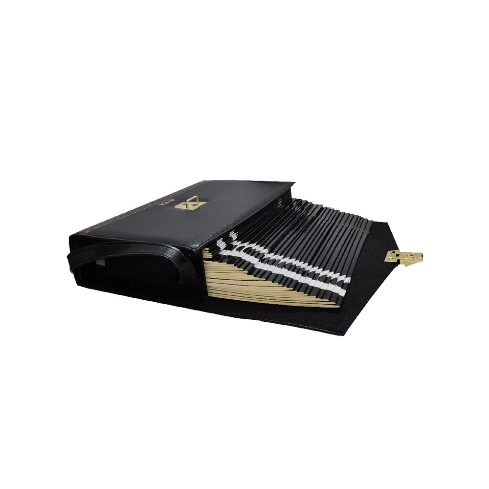 236KABE-CAMİ BOY OTUZ CÜZ MÜHÜRLÜ KURAN-I KERİM-SUNİ DERİ ÇANTALI