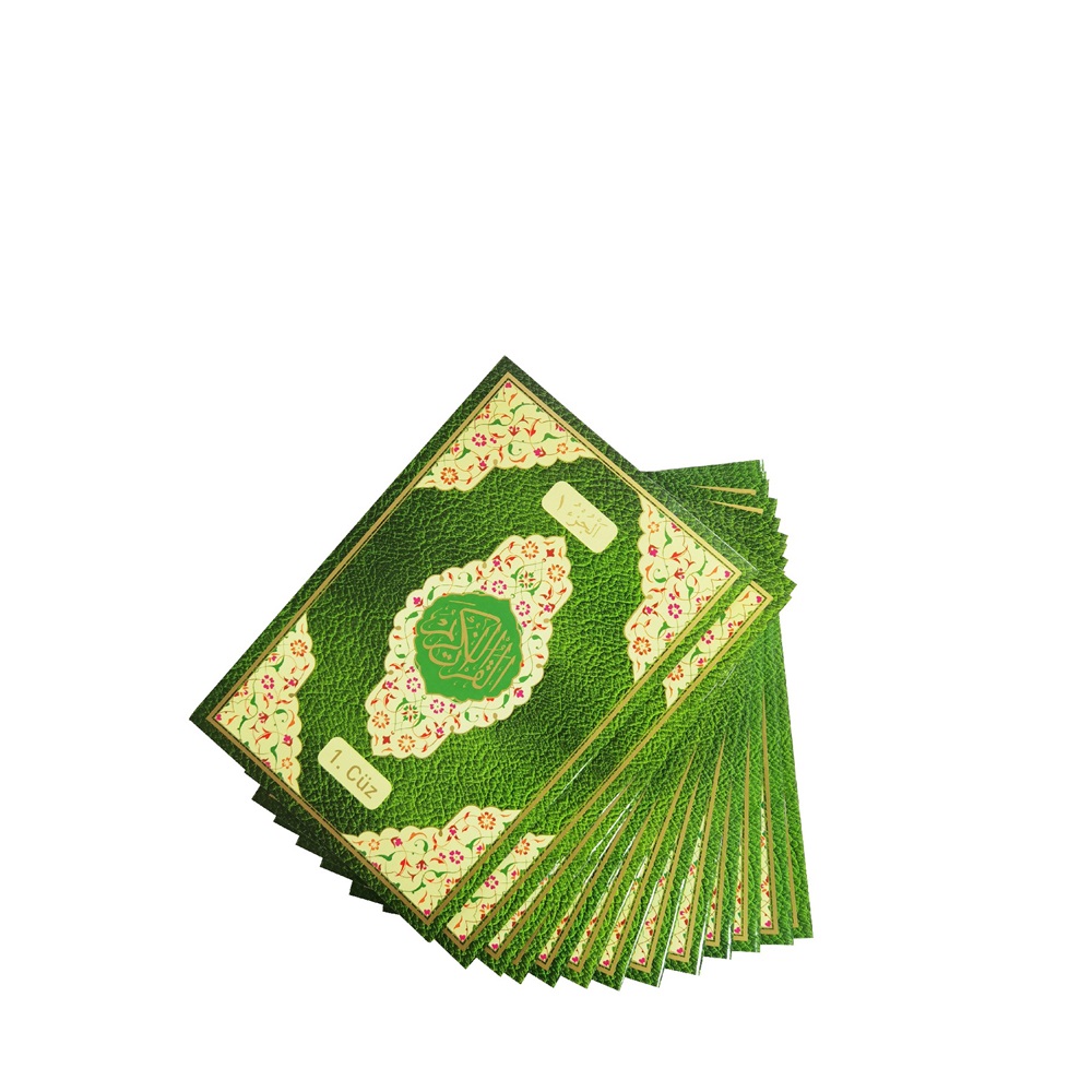 MDN234K-KIRMIZI ORTA BOY MEDİNE BASKISI OTUZ CÜZ KURAN-I KERİM