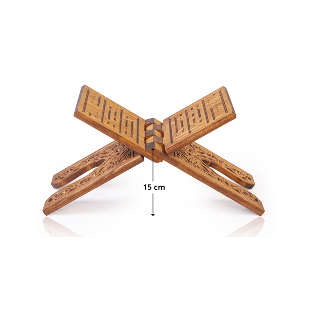 TS002-SELÇUKLU OYMALI AHŞAP RAHLE - KÜÇÜK BOY