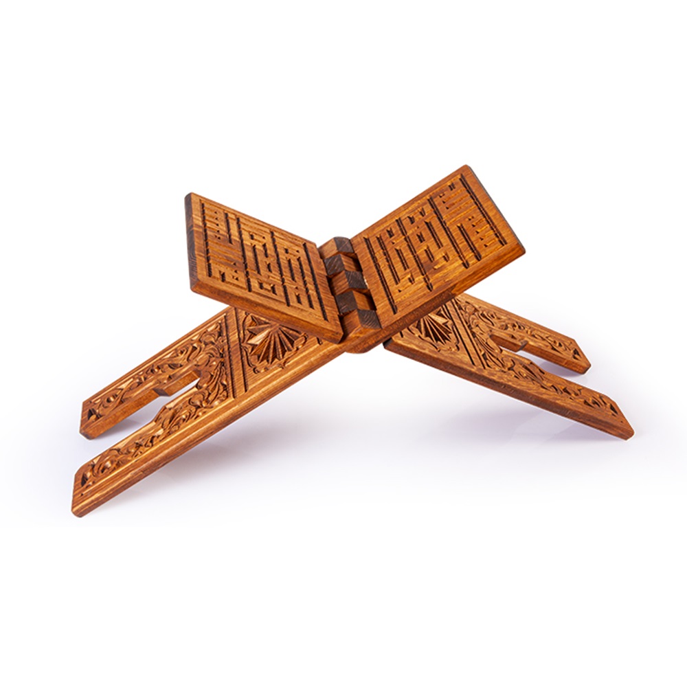 TS003-SELÇUKLU OYMALI AHŞAP RAHLE - ORTA BOY