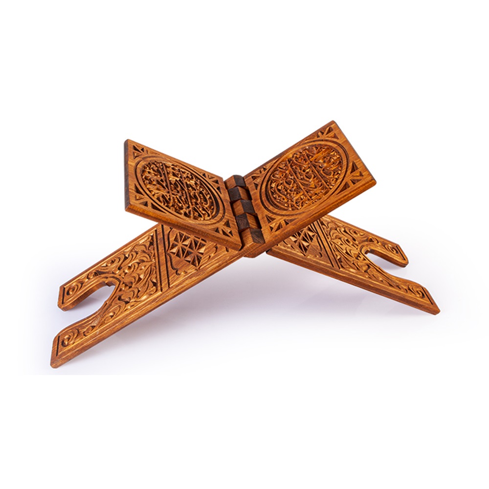 TS004-SELÇUKLU OYMALI AHŞAP RAHLE - BÜYÜK BOY