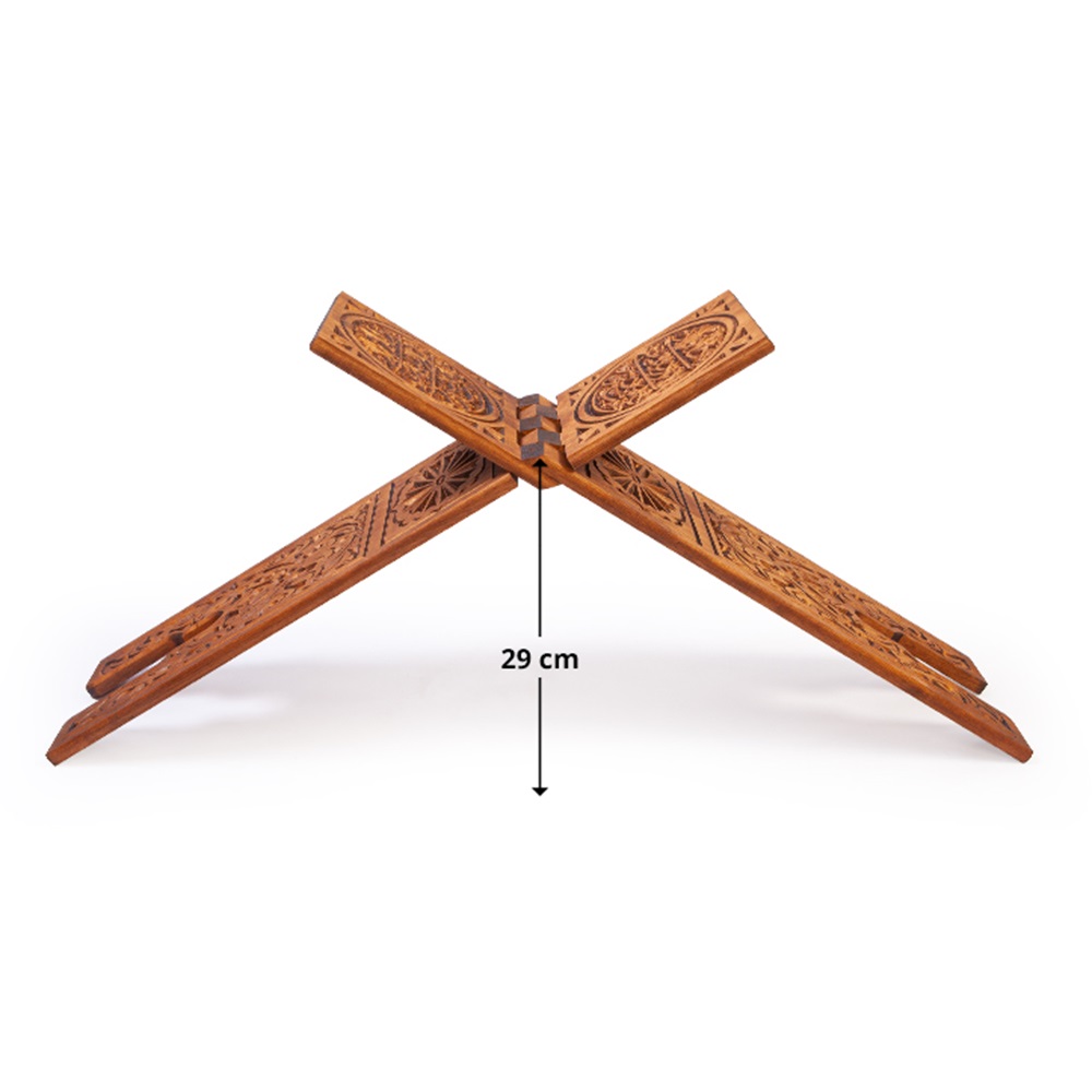 TS005-SELÇUKLU OYMALI AHŞAP RAHLE - BATTAL BOY