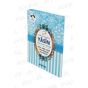 080M-MAVİ RENK ÇANTA BOY TÜRKÇELİ 80 SAYFA YASİN-İ ŞERİF