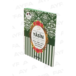 080Y-YEŞİL RENK ÇANTA BOY TÜRKÇELİ 80 SAYFA YASİN-İ ŞERİF