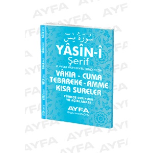 096M-ÇANTA BOY TÜRKÇELİ 128 SAYFA YASİN-İTHAL KAĞIT (MAVİ)