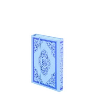 124MAVİ-RAHLE BOY RENKLİ KURAN-I KERİM