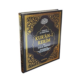 174-MÜHÜRLÜ CAMİ BOY KURAN-I KERİM VE MEALİ