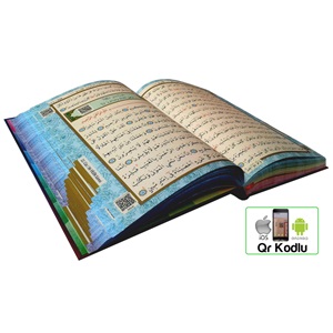 225G-MÜHÜRLÜ ÇANTA BOY RENKLİ HEDİYELİK KURAN-I KERİM - KRİSTAL TESBİH HEDİYELİ