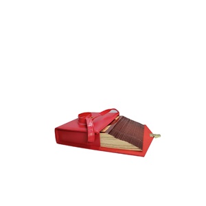 234KIRMIZI-ORTA BOY OTUZ CÜZ MÜHÜRLÜ KURAN-I KERİM-SUNİ DERİ ÇANTALI