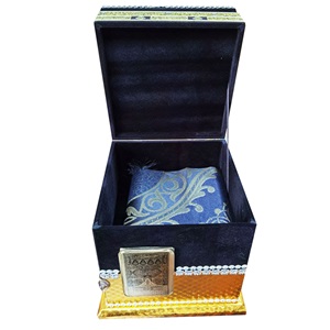 391TGOLD- 2 KADEMELİ KABE HAFIZ BOY KUTULU KURAN-I KERİM