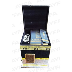 391TGÜMÜS- 2 KADEMELI KABE HAFIZ BOY KUTULU KURAN-I KERIM