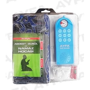 505M-EĞİTİCİ NAMAZ SETİ-MAVİ - SESLİ SECCADE