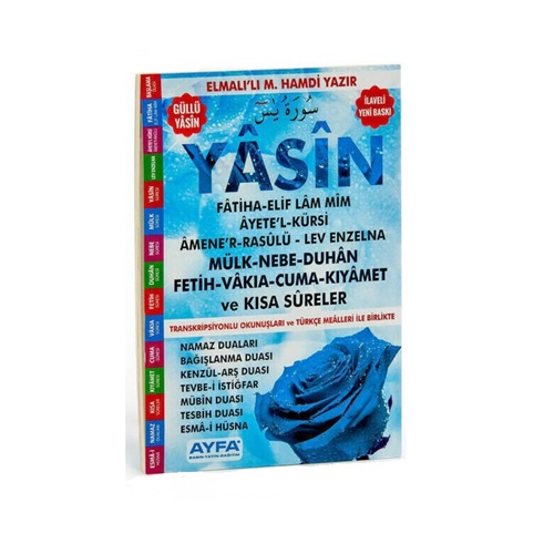 091MAVİ-ORTA BOY TÜRKÇELİ 80 SAYFA YASİN-İTHAL KAĞIT