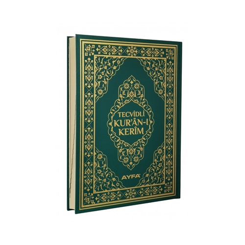 135C - CAMİ BOY TECVİDLİ KURAN-I KERİM - CİLT BEZİ MAKREPSİZ KAPAK