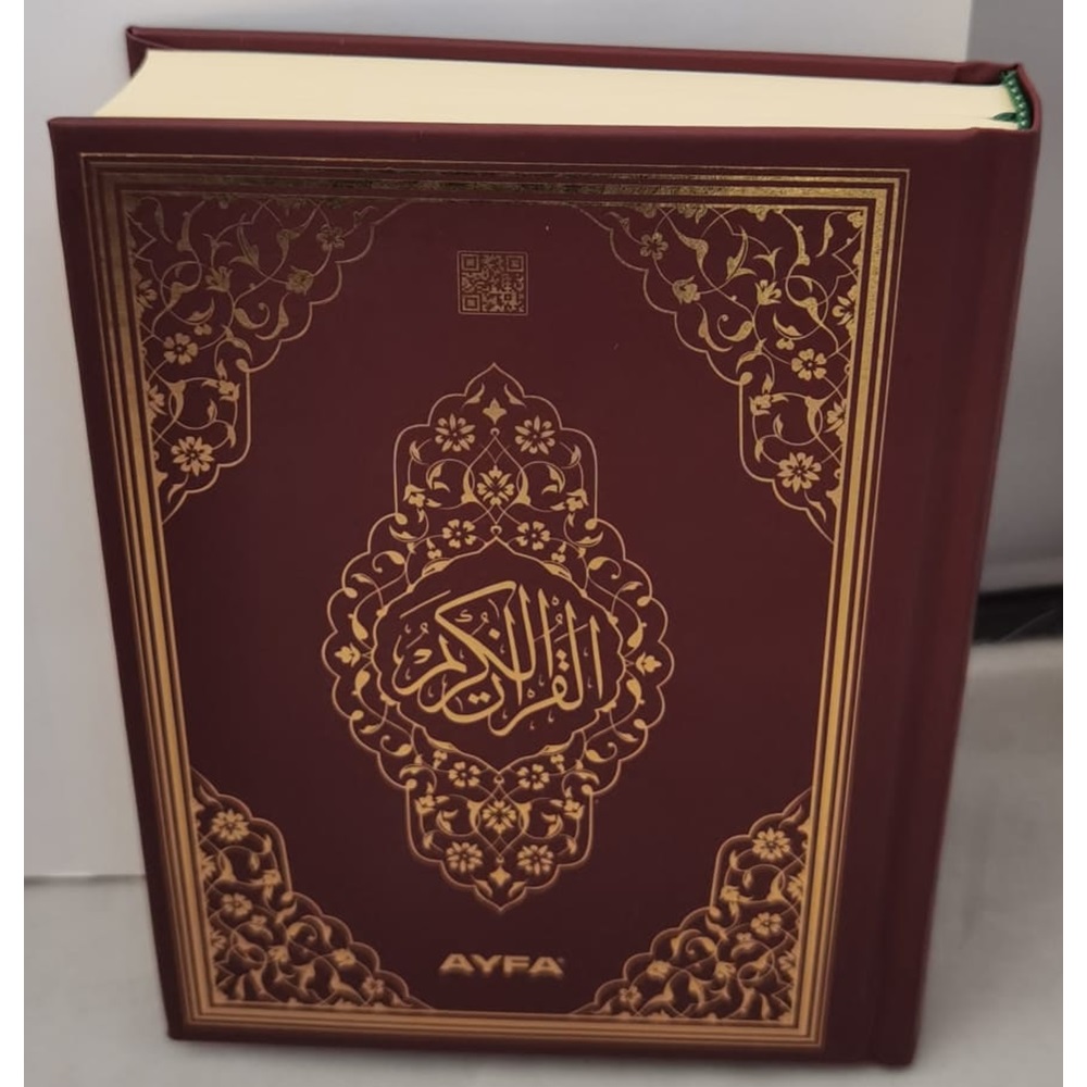 056MDNs-ÇANTA BOY MEDİNE BASKISI KURAN-I KERİM-ŞAMUA KAĞIT-MAKREPSİZ (55gr şamua)