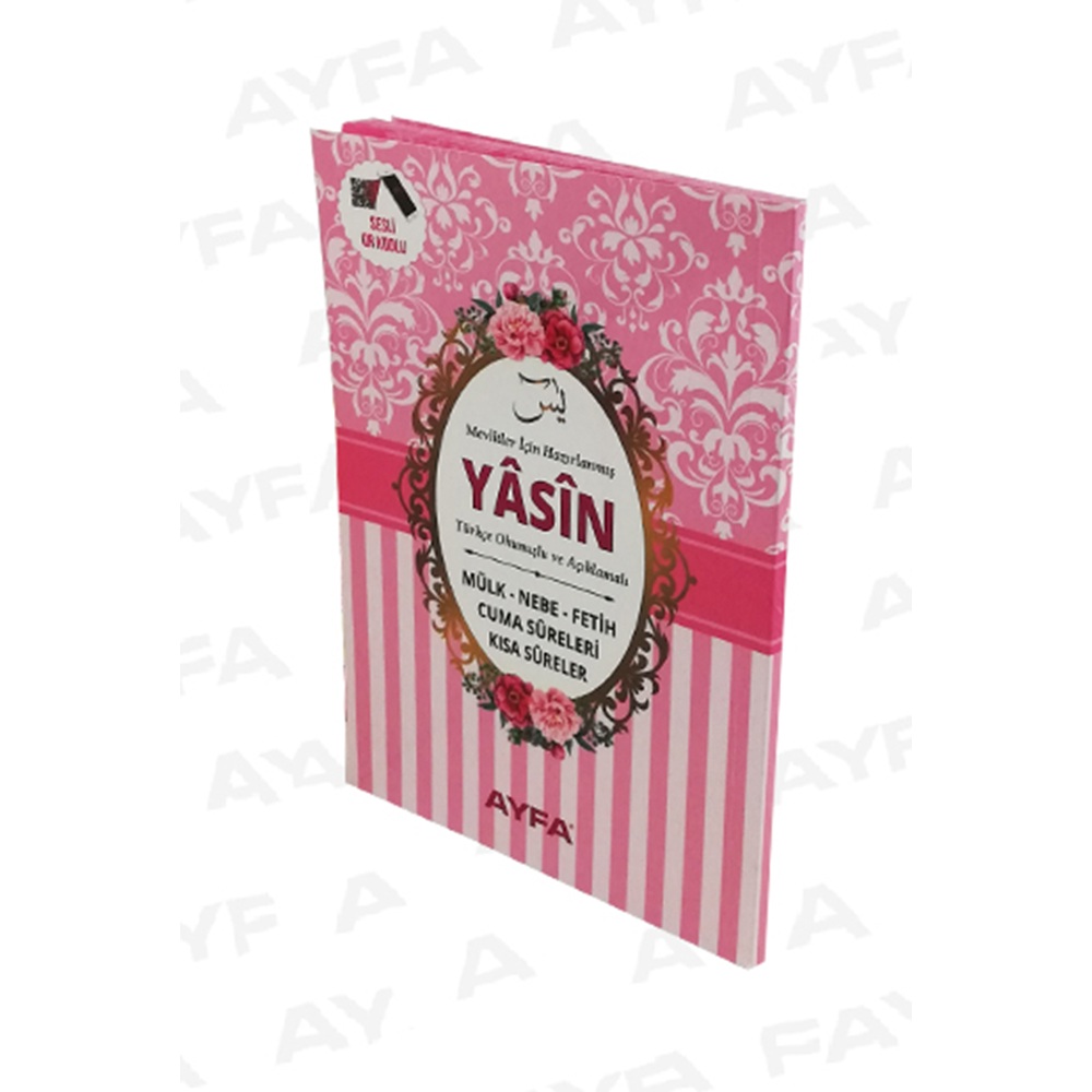 080P-PEMBE ÇANTA BOY TÜRKÇELİ 80 SAYFA YASİN-İ ŞERİF