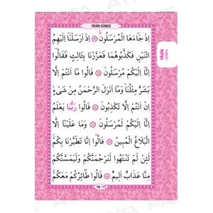 080P-PEMBE ÇANTA BOY TÜRKÇELİ 80 SAYFA YASİN-İ ŞERİF