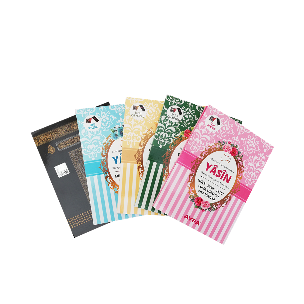 080Y-YEŞİL RENK ÇANTA BOY TÜRKÇELİ 80 SAYFA YASİN-İ ŞERİF
