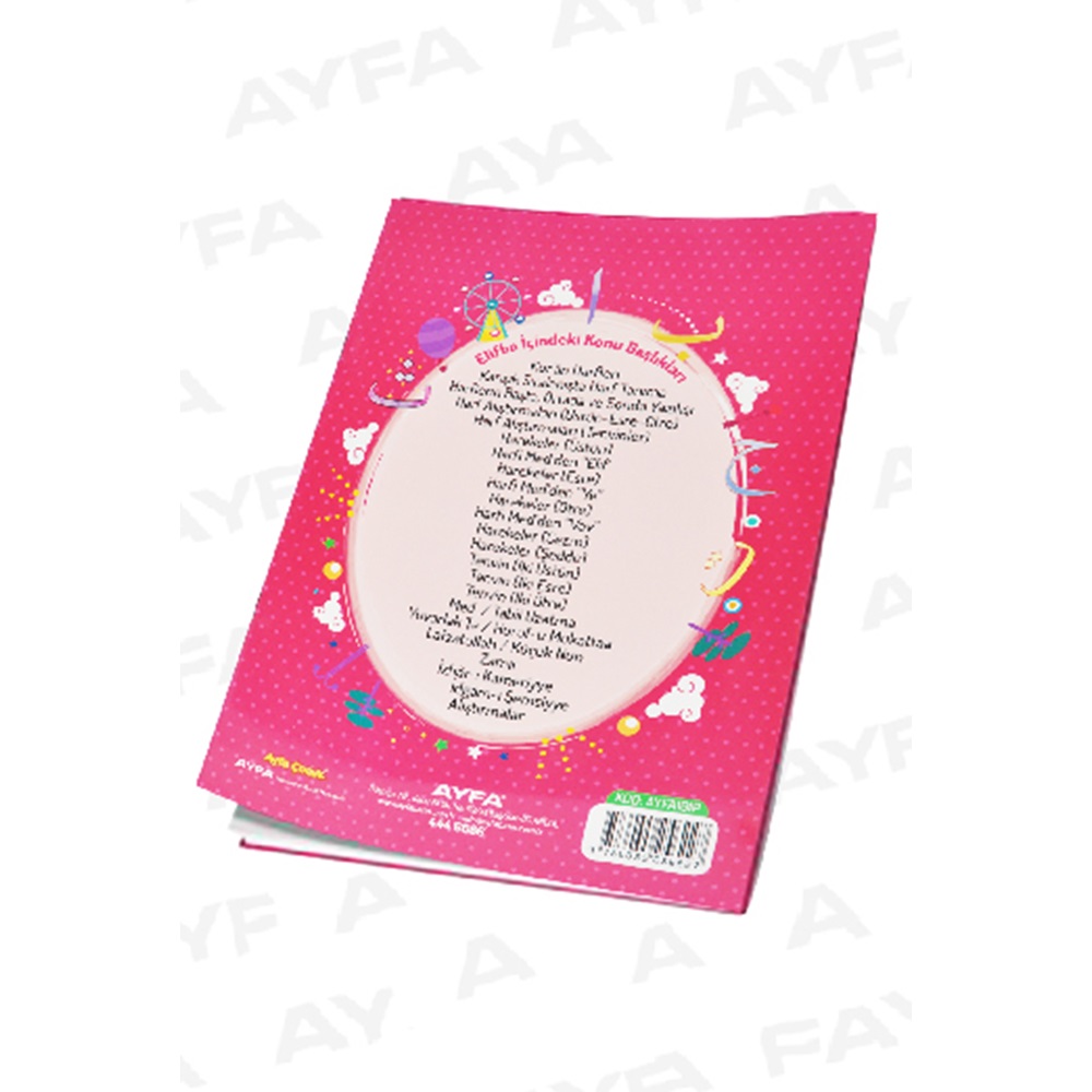 161P-ÇOCUKLAR İÇİN TECVİDLİ KURAN ÖĞRENİYORUM ELİFBASI-PEMBE