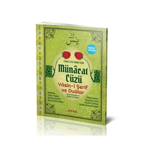 167YEŞİL-ORTA BOY MÜNACAT CÜZÜ YASİN VE DUALAR