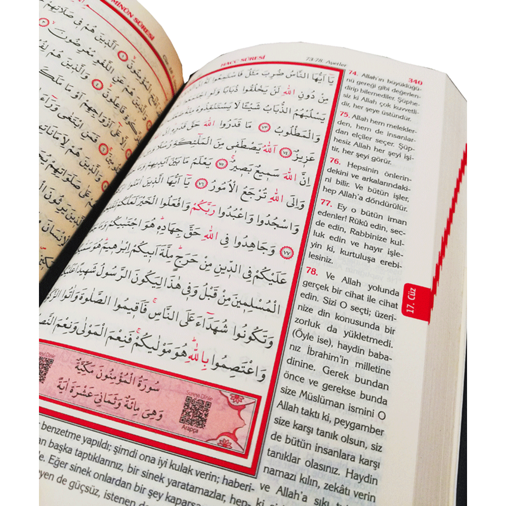 169-MÜHÜRLÜ CEP BOY 15 SATIR MEALLİ KURAN-I KERİM