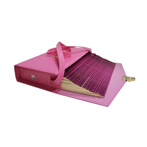 235P-PEMBE-RAHLE BOY OTUZ CÜZ MÜHÜRLÜ KURAN-I KERİM-SUNİ DERİ ÇANTALI