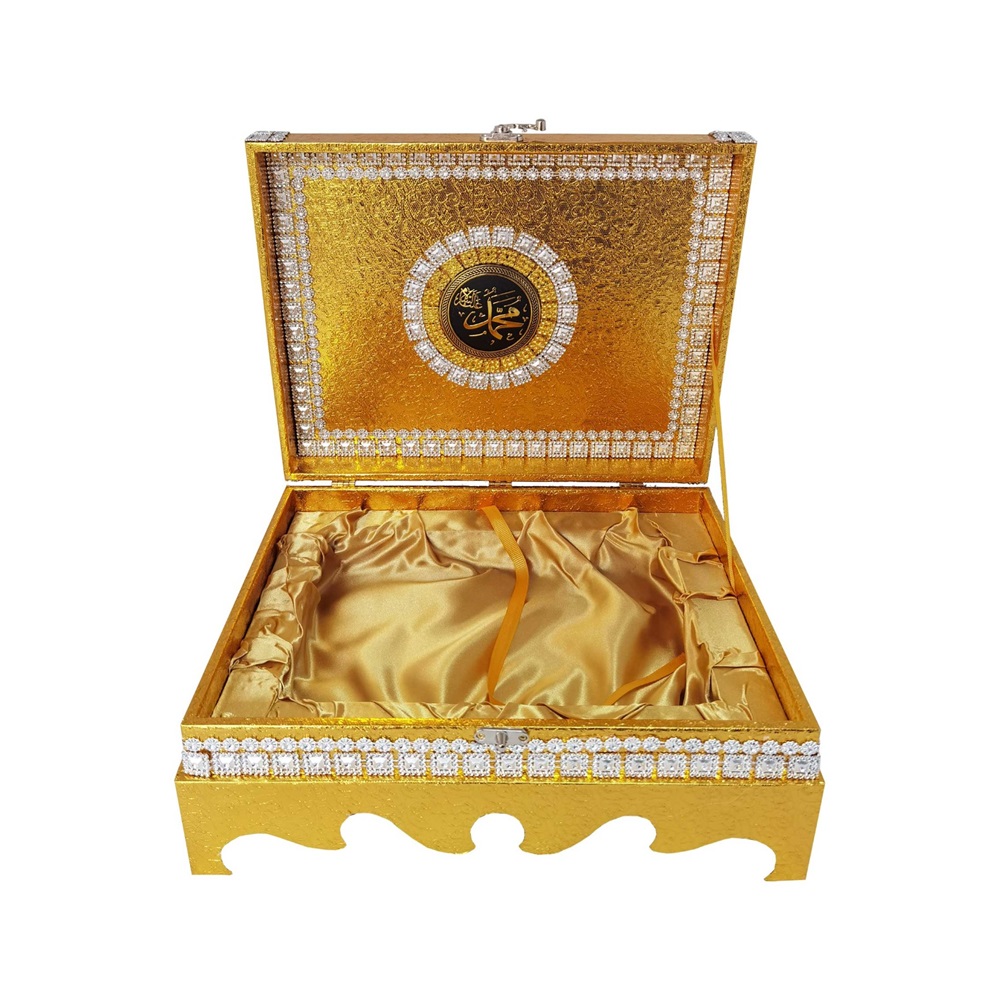 323-ORTA BOY ÇEYİZ SANDIKLI KAPLAMA KURAN-I KERİM