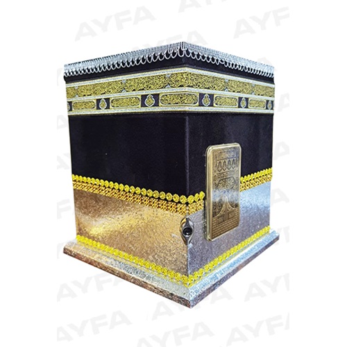 391TGÜMÜŞ - 2 KADEMELİ KABE HAFIZ BOY KUTULU KURAN-I KERİM
