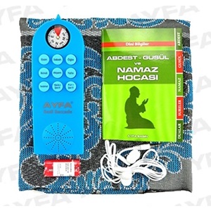 505M-EĞİTİCİ NAMAZ SETİ-MAVİ - SESLİ SECCADE