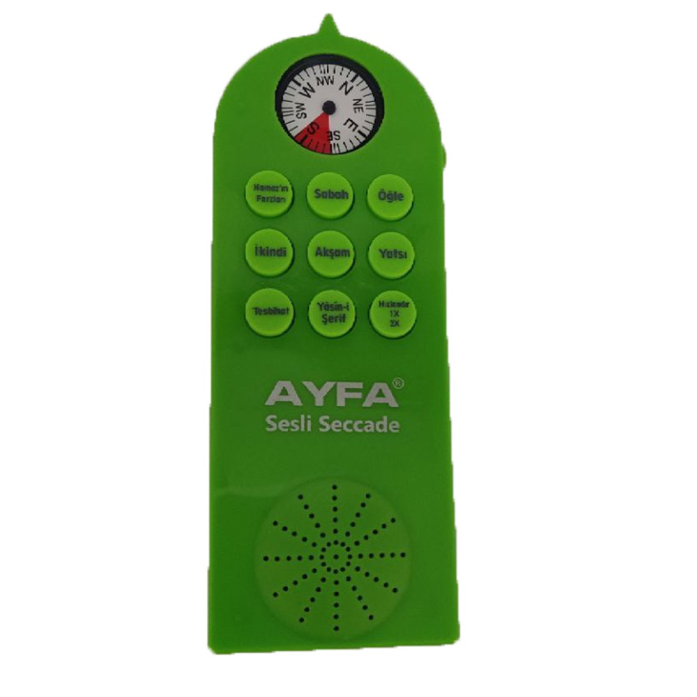 505Y-EĞİTİCİ NAMAZ SETİ-YEŞİL- SESLİ SECCADE