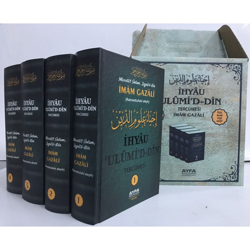 801 - İHYAU ULUMİD-DİN TERCÜMESİ 4 CİLT