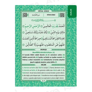 KP080Y-YEŞİL KAPLAMA ÇANTA BOY TÜRKÇELİ 80 SAYFA YASİN