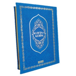 TRH057Mavi-HAFIZLAR İÇİN HAFIZ BOY KURAN-I KERİM-TERMO CİLT