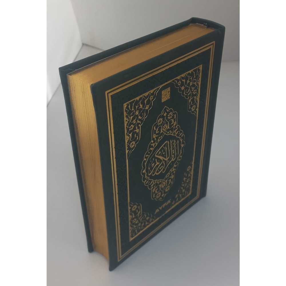 TRYLD057-MÜHÜRLÜ HAFIZ BOY KURAN-I KERİM KENAR YALDIZLI VE TERMO CİLT